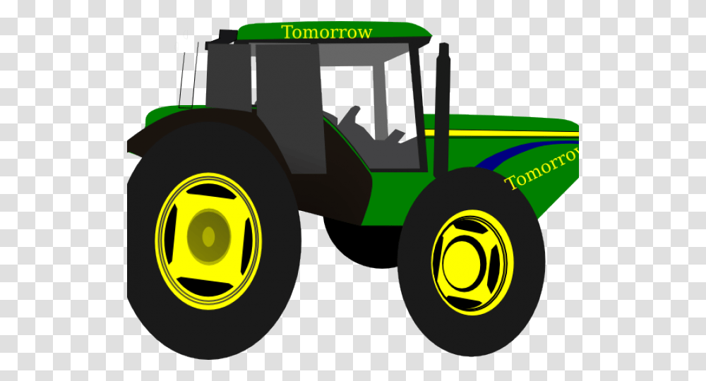 John Deere Logo Hd John Deere Tractor Animation, Vehicle, Transportation, Tire, Wheel Transparent Png