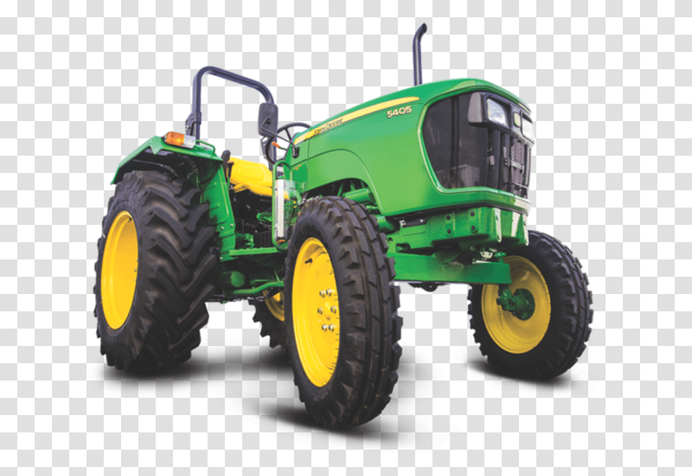 John Deere Tractor 5405 Price In India, Vehicle, Transportation, Bulldozer, Lawn Mower Transparent Png