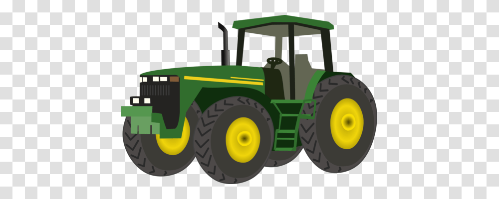 John Deere Tractor Agriculture Farm, Vehicle, Transportation, Fire Truck, Wheel Transparent Png