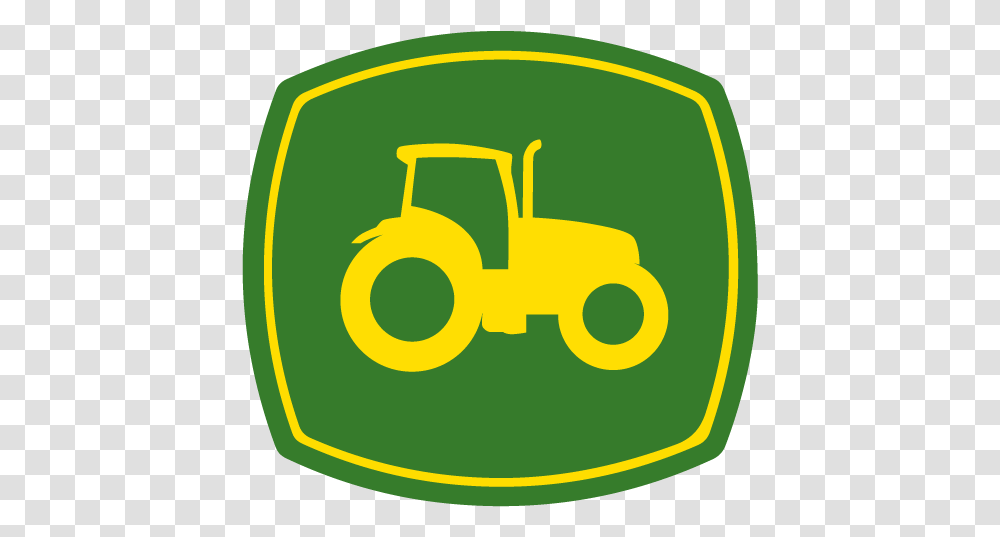 John Deere Tractor Birthday Party Tractor, Logo, Symbol, Trademark, Text Transparent Png