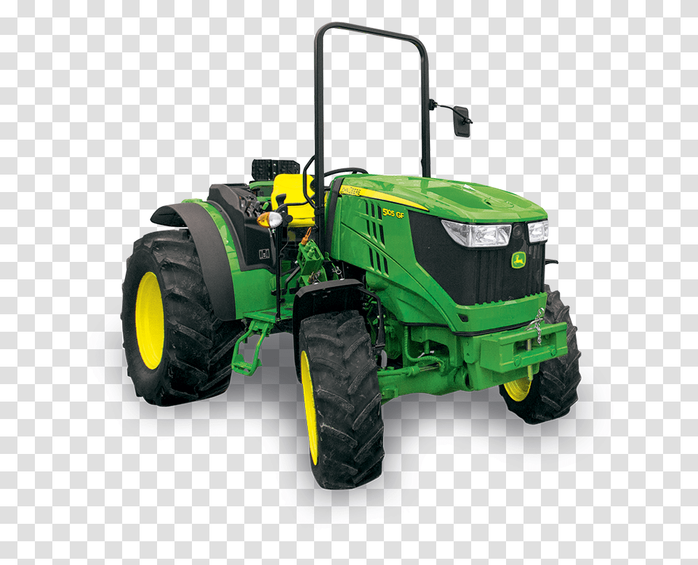 John Deere Tractor John Deere 5105 Gf, Vehicle, Transportation, Lawn Mower, Tool Transparent Png