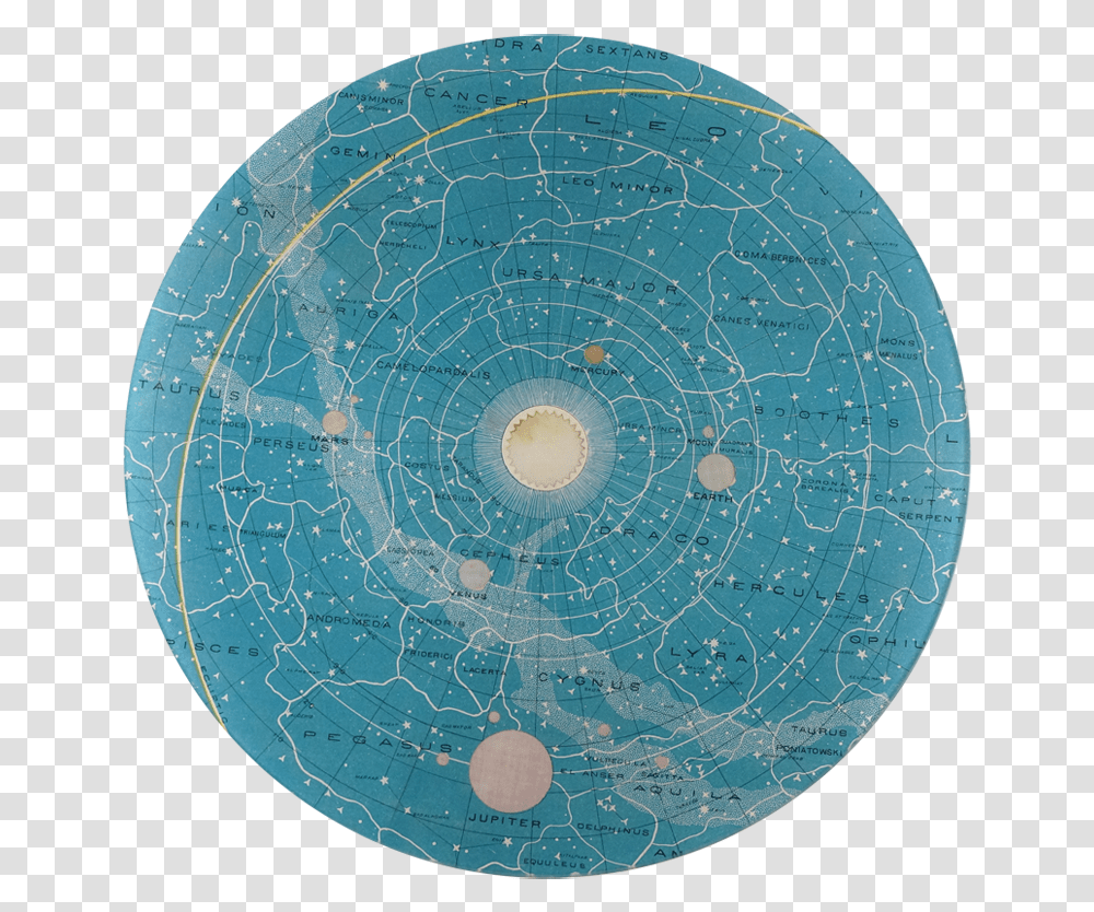 John Derian Constellations, Sphere, Rug, Outer Space, Astronomy Transparent Png