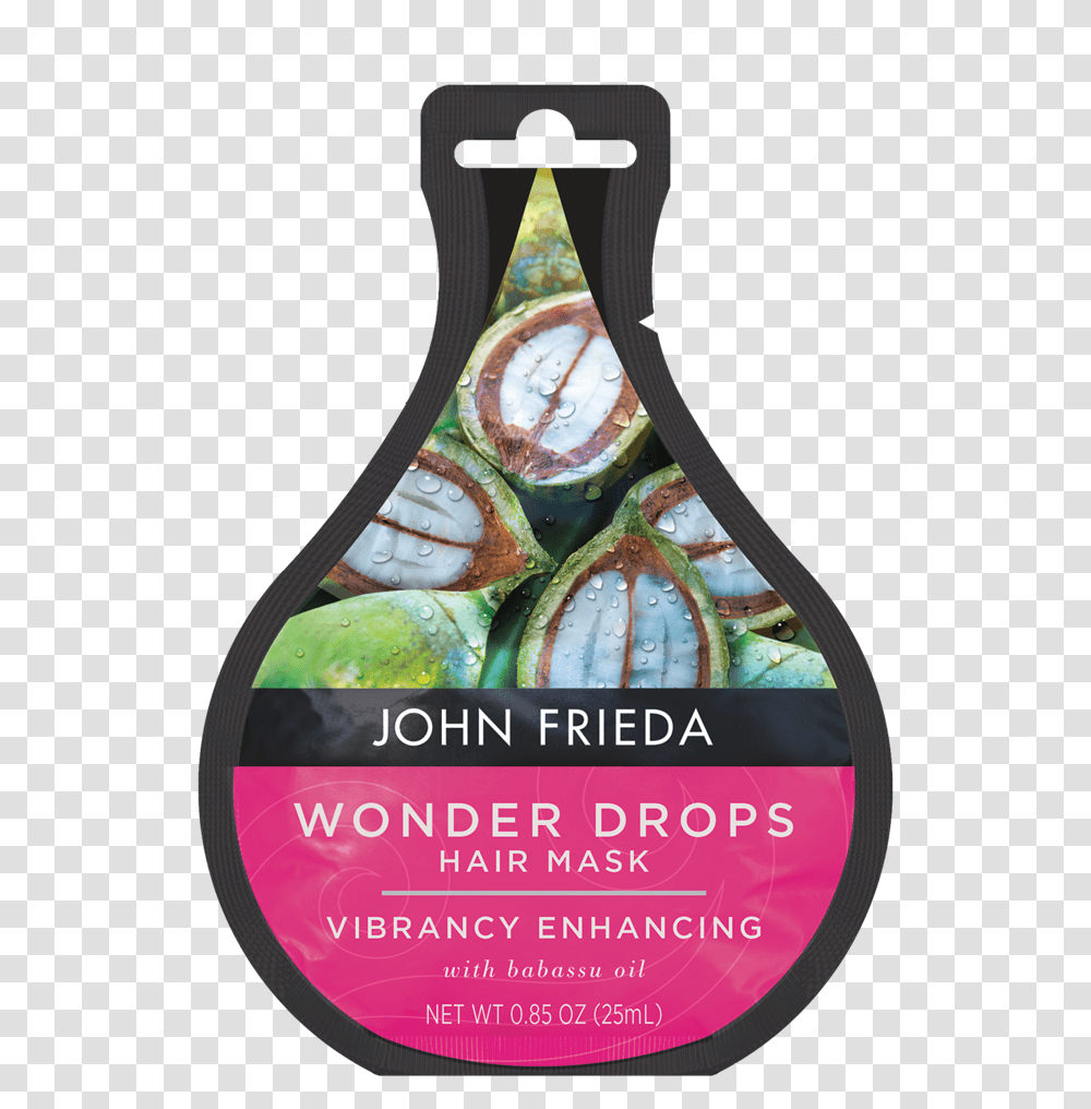John Frieda Hair Mask, Label, Advertisement, Poster Transparent Png