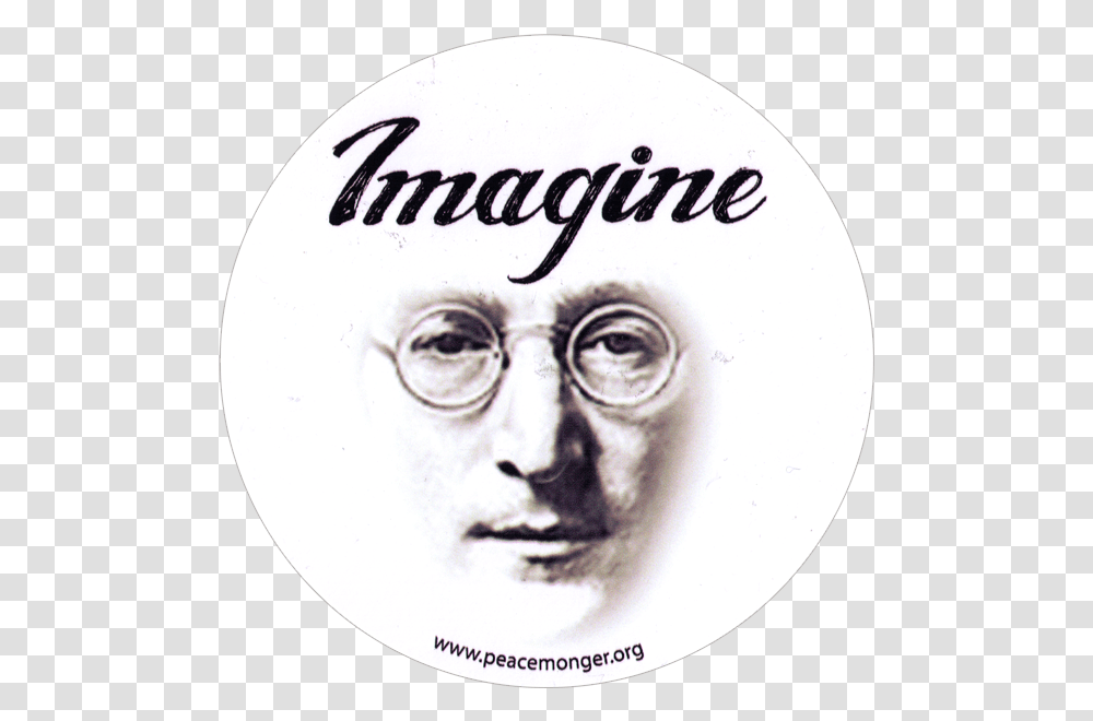 John Lennon Decal Imagine Small Social John Lennon Imagine All The People Living, Glasses, Accessories, Accessory, Person Transparent Png