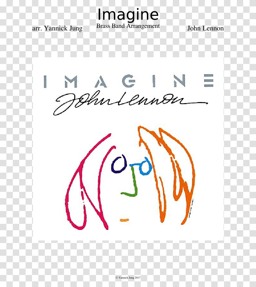 John Lennon Imagine Cd Single Download Imagine John Lennon Original Soundtrack, Handwriting, Calligraphy, Lobster Transparent Png