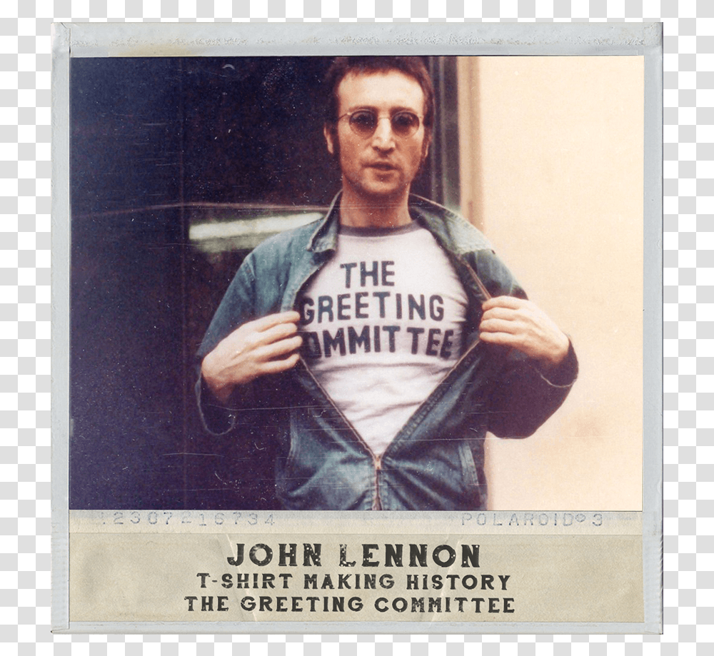 John Lennon The Greeting Committee, Poster, Advertisement, Person, Flyer Transparent Png
