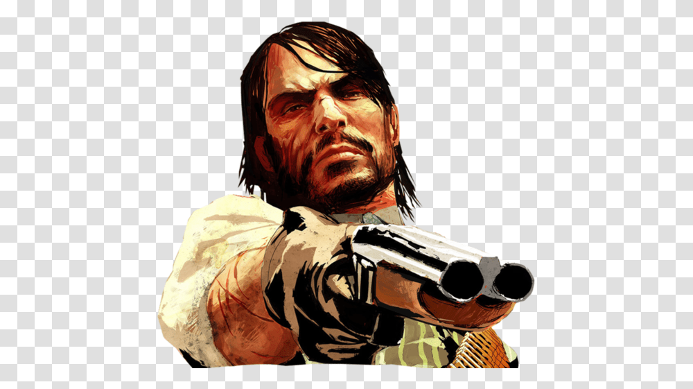 John Marston, Person, Human, Weapon, Weaponry Transparent Png