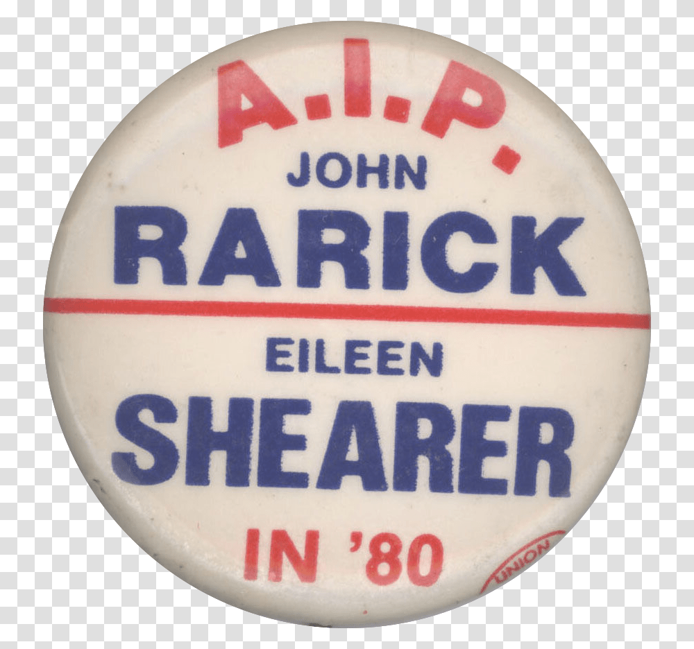 John Rarick Presidential Campaign 1980 Button 1 Circle, Egg, Food, Logo Transparent Png