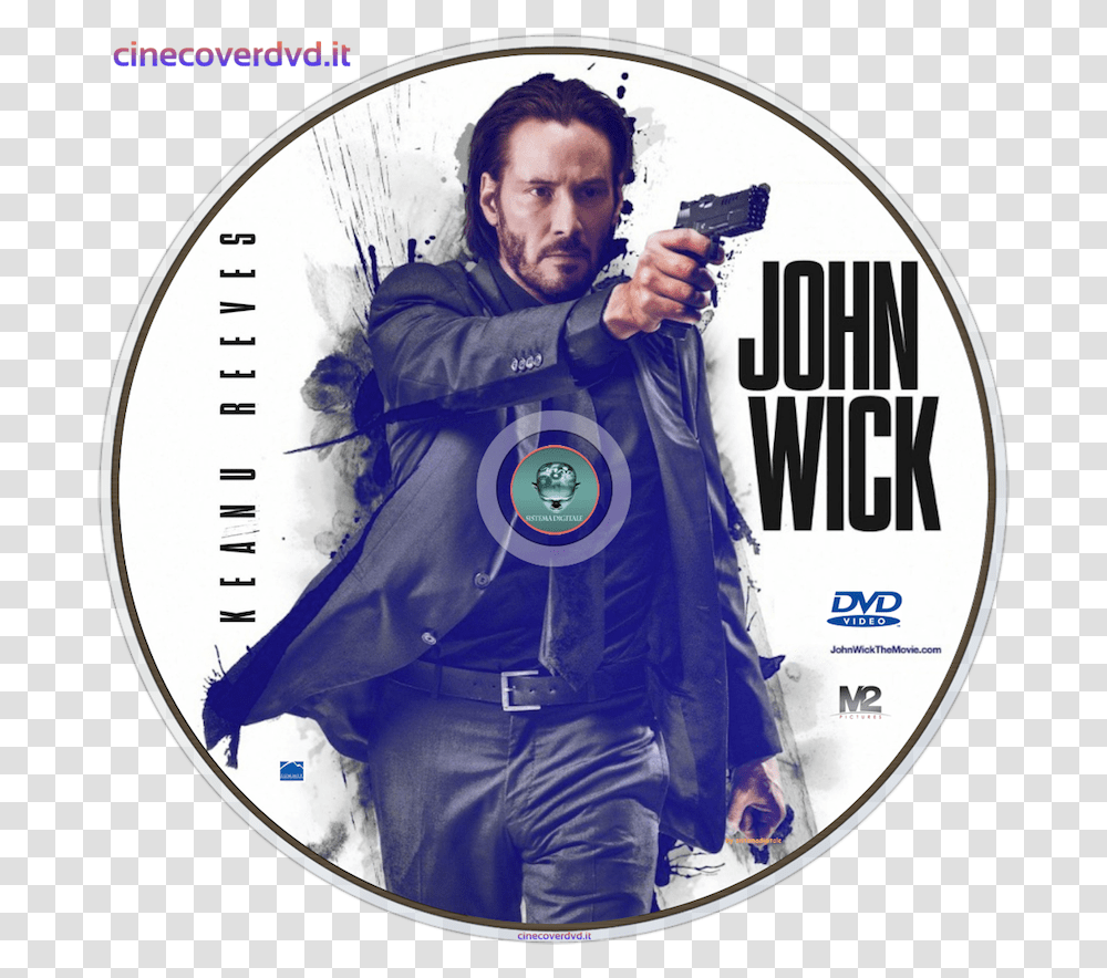 John Wick 2014 Movie Poster, Disk, Dvd, Person, Human Transparent Png