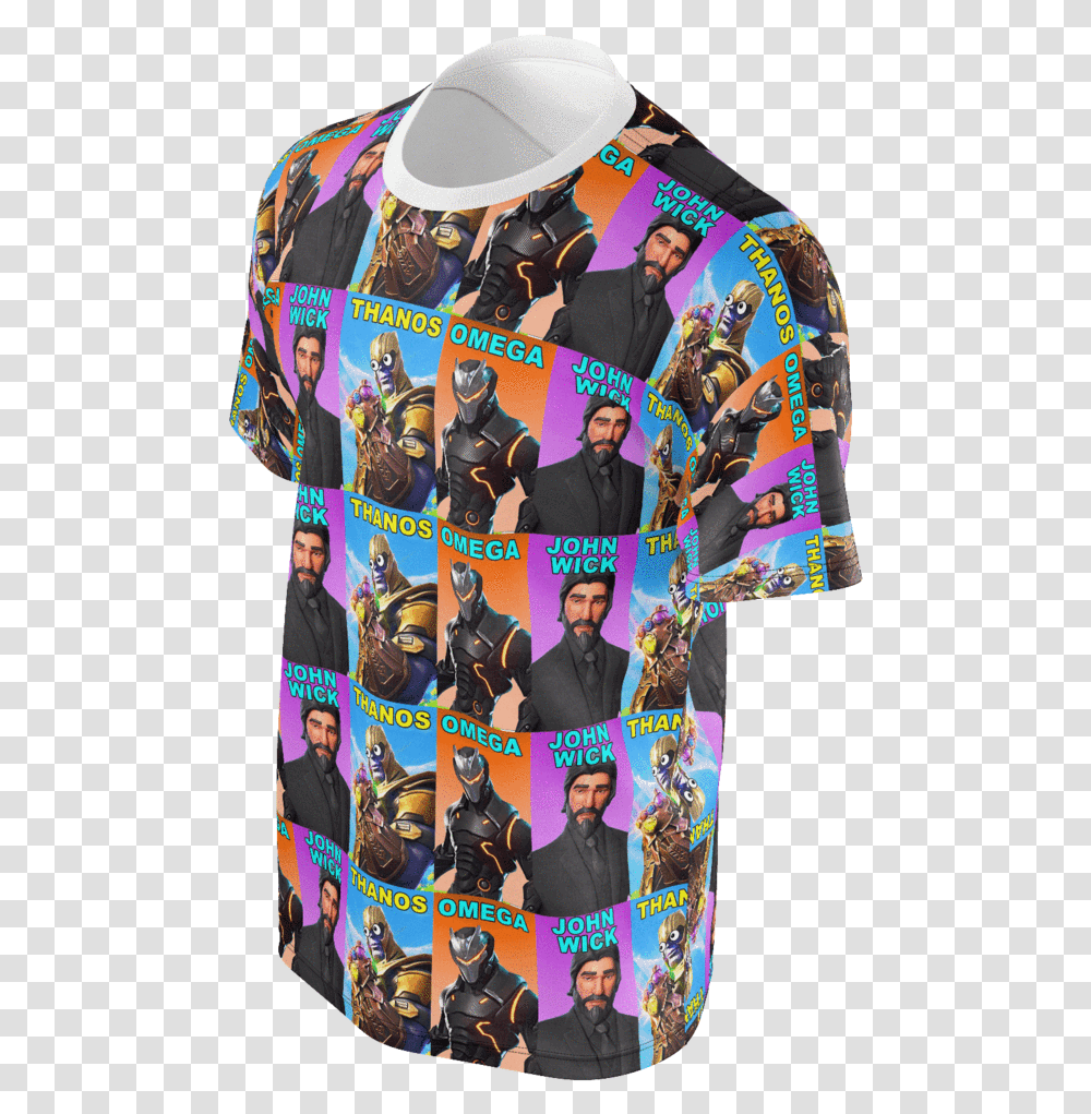 John Wick And Thanos Shirt Part 2 Men Blouse, Collage, Poster, Advertisement, Person Transparent Png