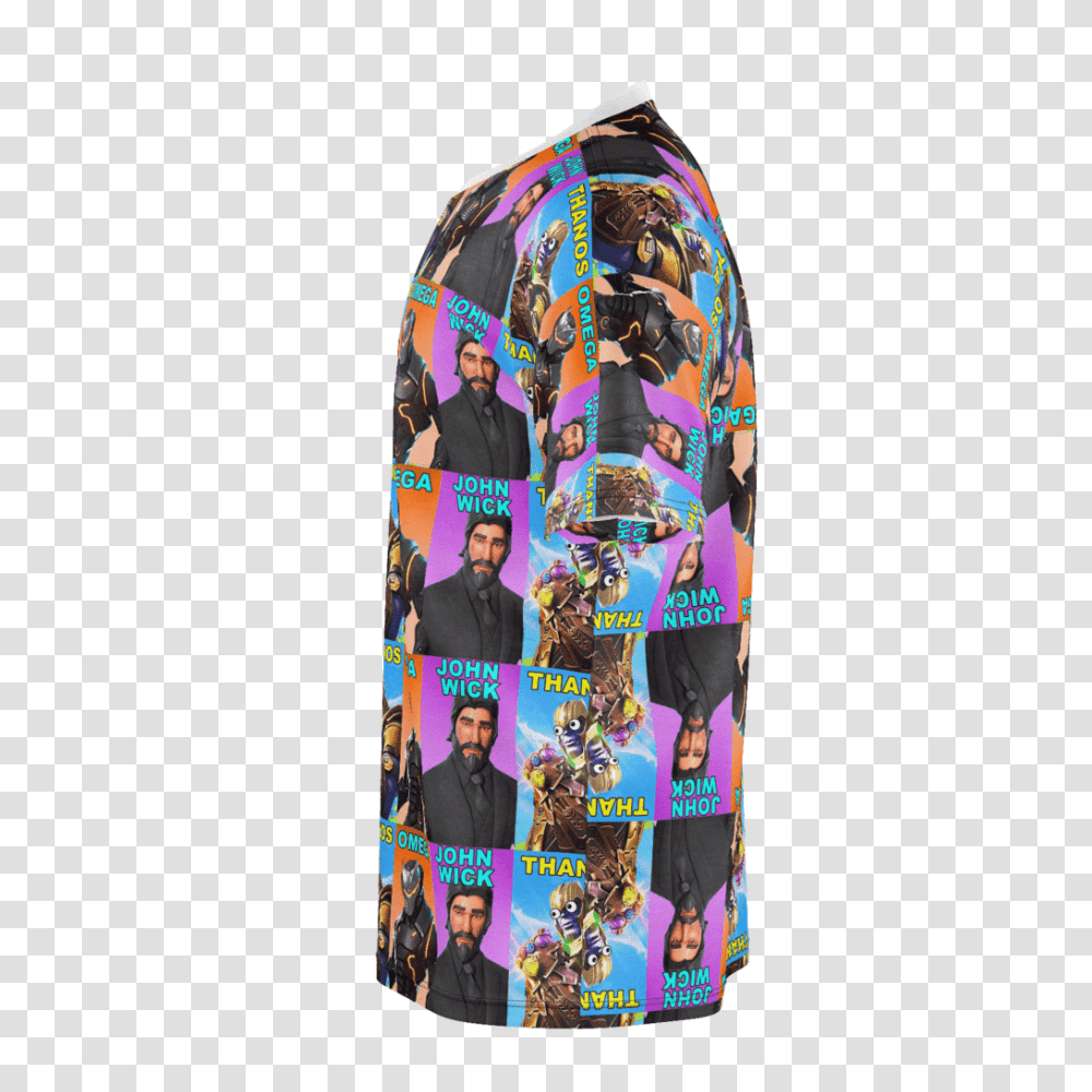 John Wick And Thanos Shirt Part Men On Skyou, Person, Crystal, Accessories Transparent Png