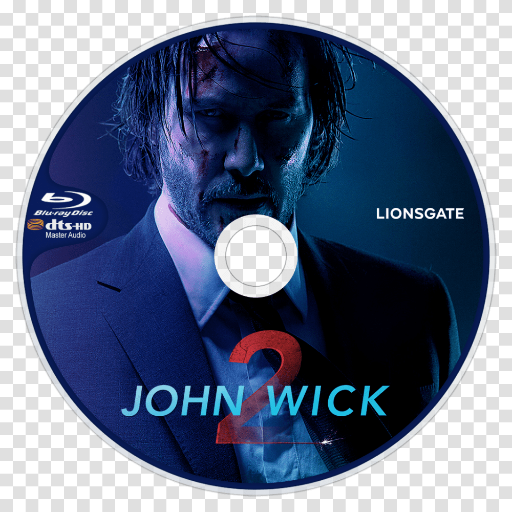 John Wick Chapter 2 Dvd Cover John Wick 2 Dvd Cover, Disk, Person, Human Transparent Png