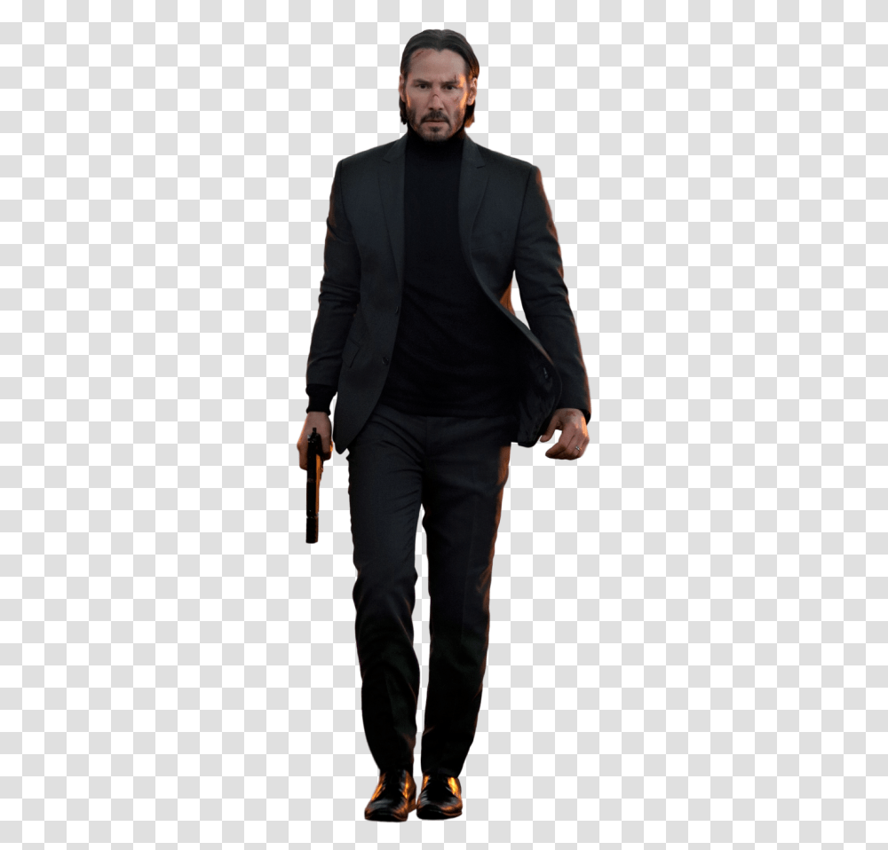 John Wick, Suit, Overcoat, Person Transparent Png