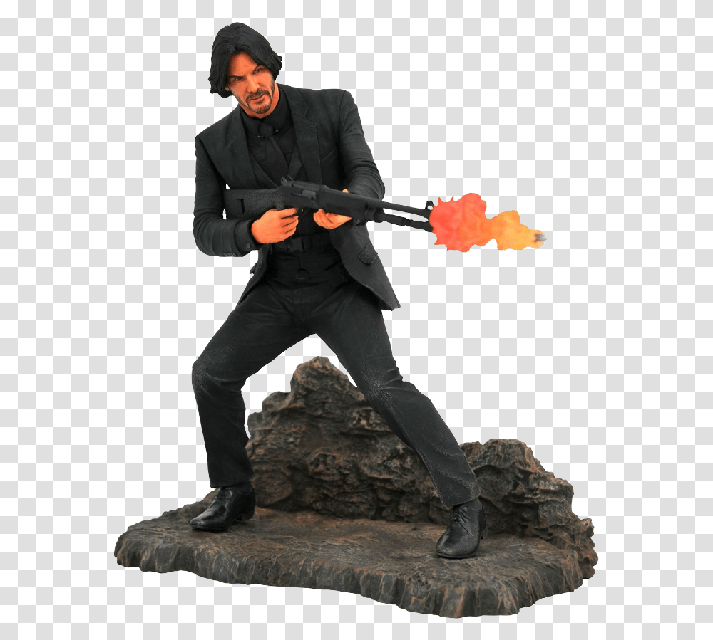 John Wick Diamond Select, Person, Suit, Overcoat Transparent Png