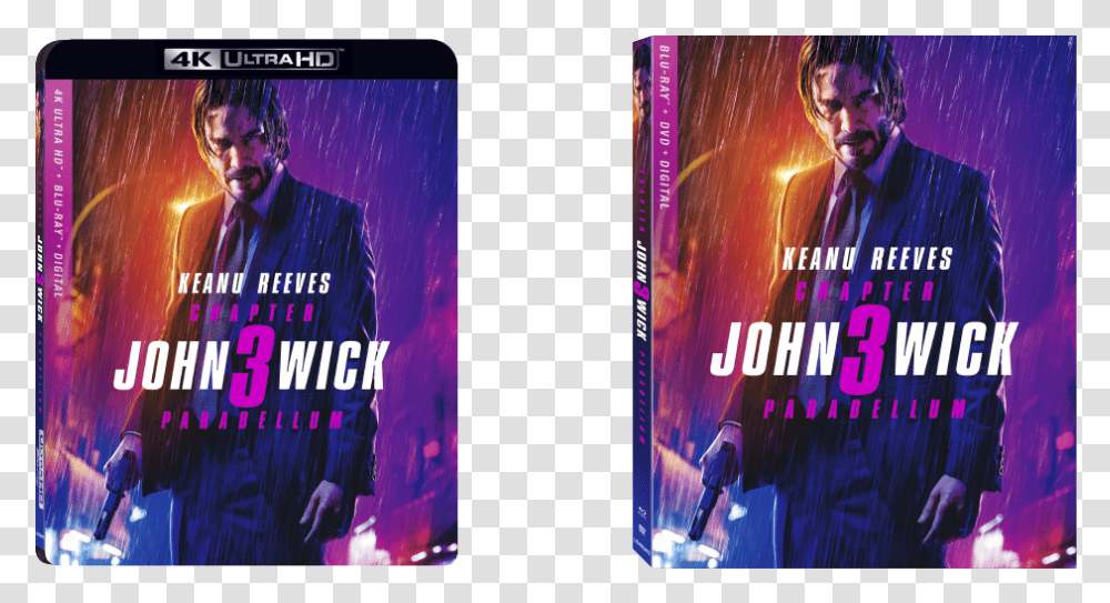 John Wick Home Release John Wick Chapter 3 Parabellum Blu Ray, Person, Human, Dvd, Disk Transparent Png