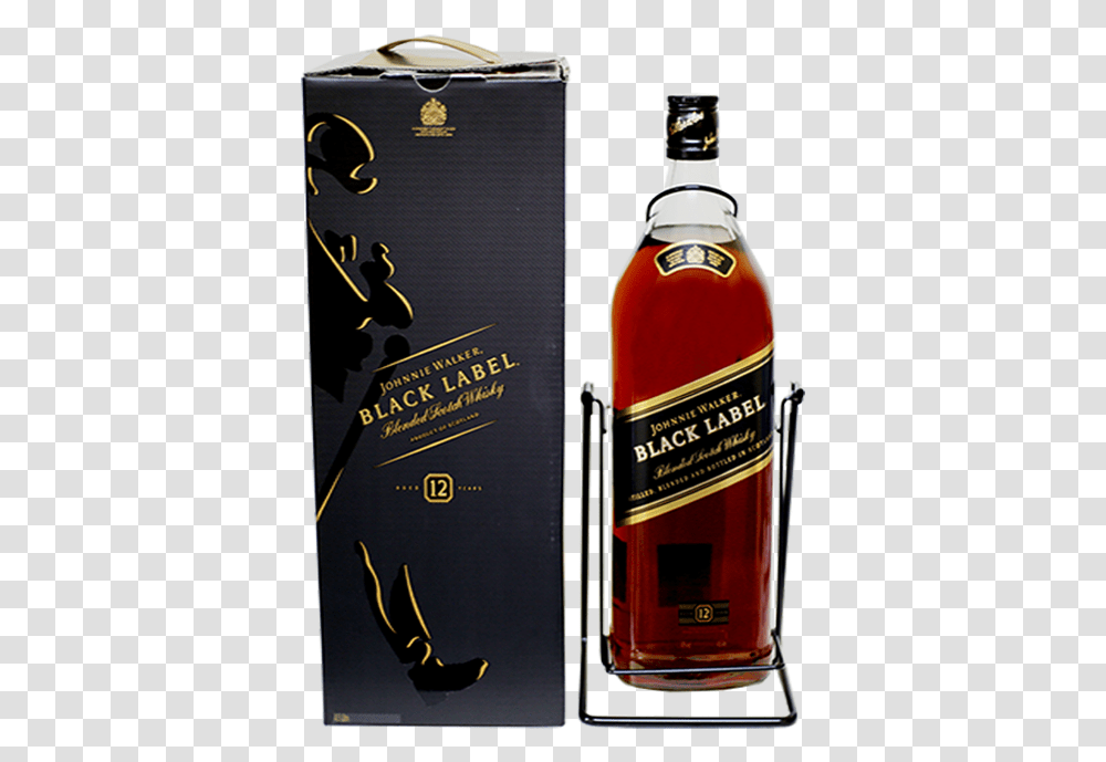 Johnnie Walker Black Label 12yo Black Label Whisky, Liquor, Alcohol, Beverage, Drink Transparent Png