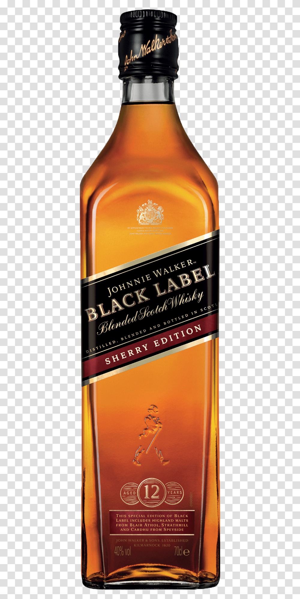 Johnnie Walker Black Label Johnnie Walker Black Label Sherry Edition, Liquor, Alcohol, Beverage, Drink Transparent Png