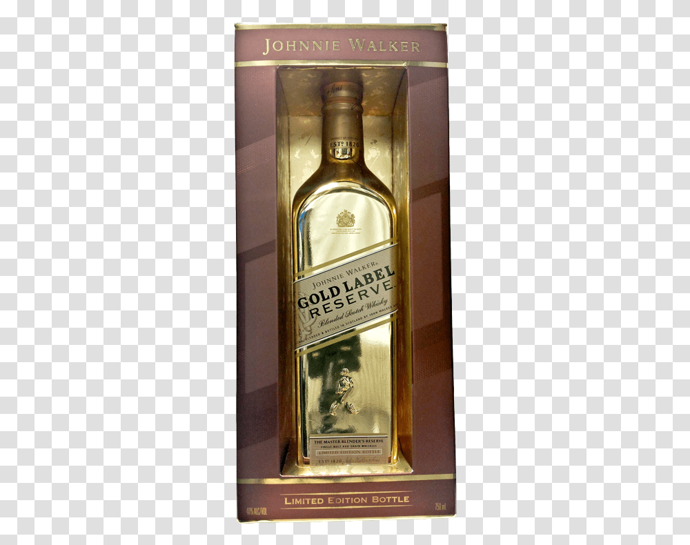 Johnnie Walker Gold Reserve Label, Liquor, Alcohol, Beverage, Drink Transparent Png