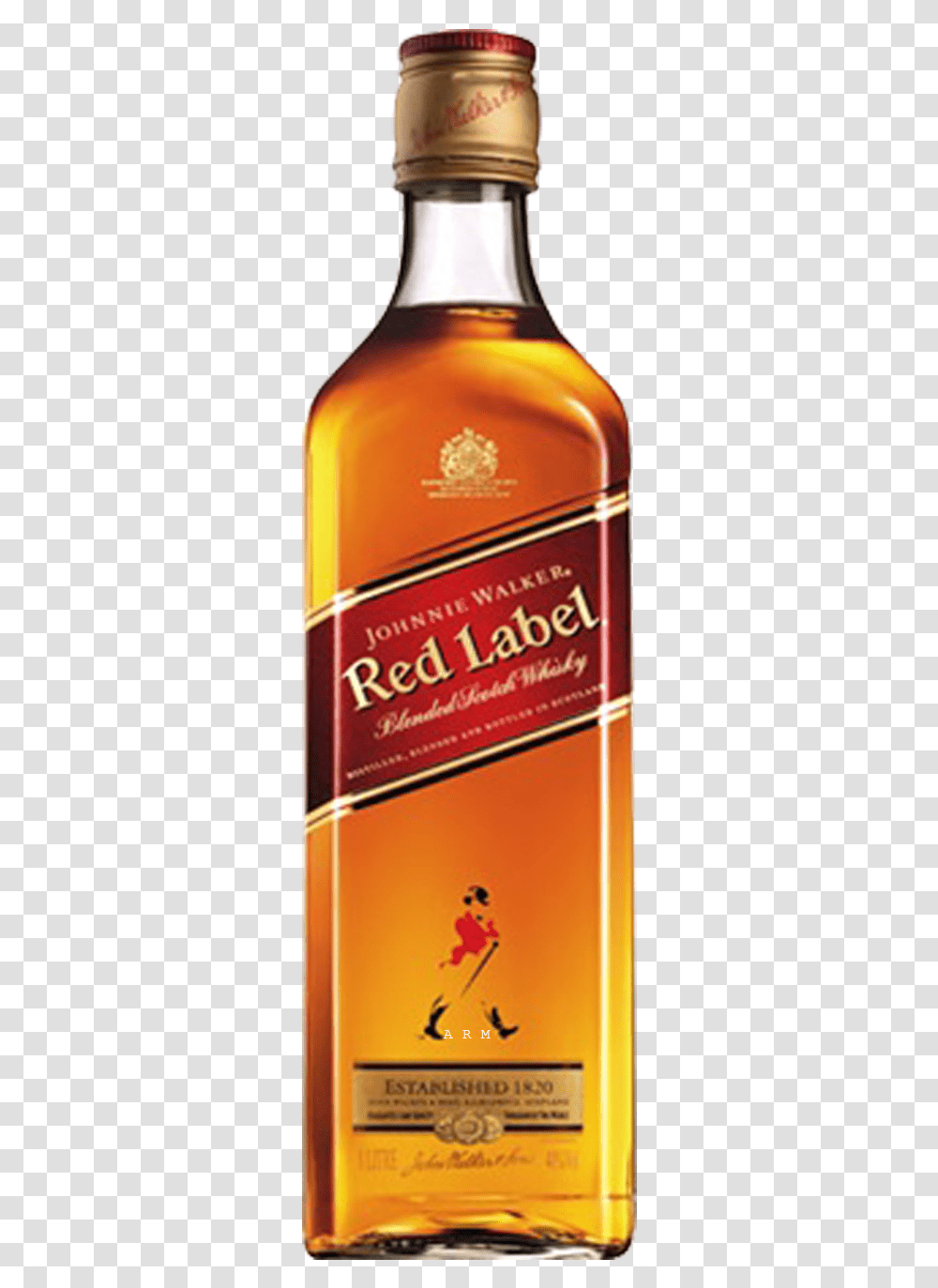 Johnnie Walker Red Label 1 L, Liquor, Alcohol, Beverage, Drink Transparent Png