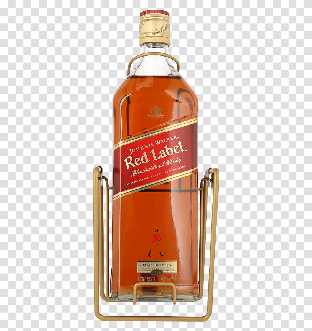 Johnnie Walker Red Label, Liquor, Alcohol, Beverage, Drink Transparent Png