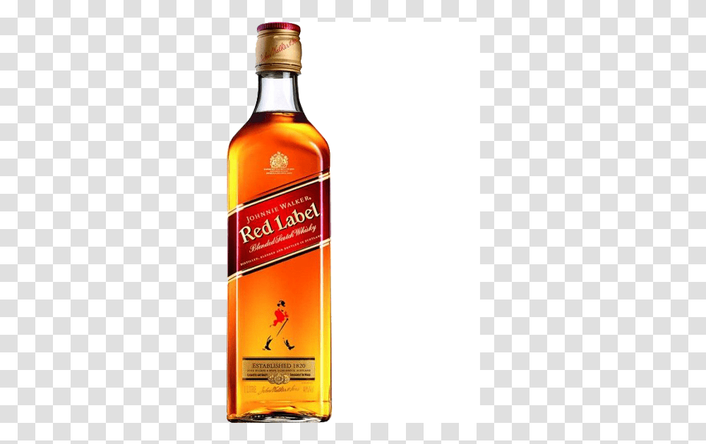 Johnnie Walker Red Label, Liquor, Alcohol, Beverage, Drink Transparent Png