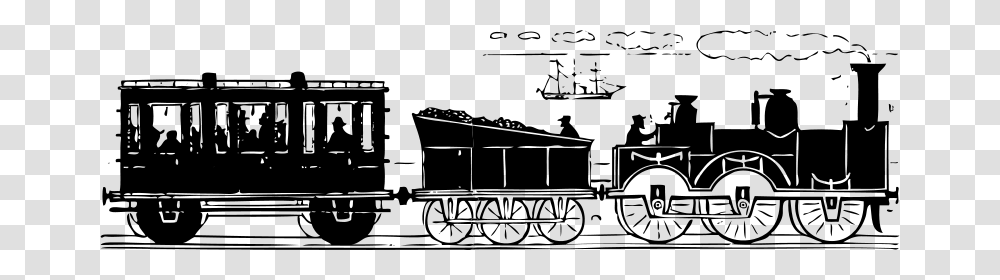 Johnny Automatic 19th Century Train, Transport, Gray, World Of Warcraft Transparent Png