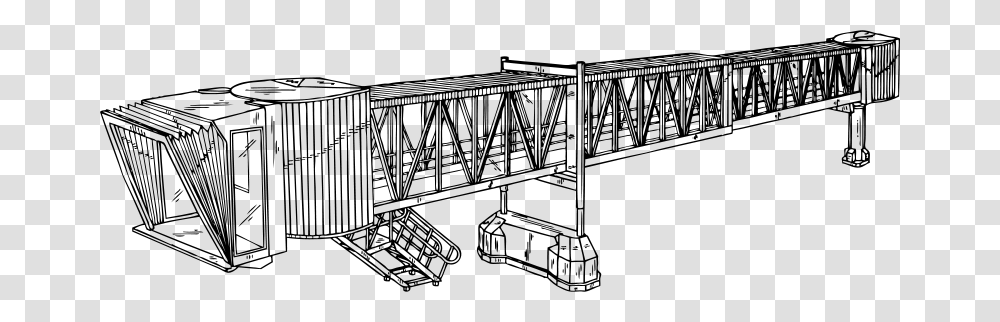 Johnny Automatic Airplane Paasenger Bridge, Transport, Gray, World Of Warcraft Transparent Png
