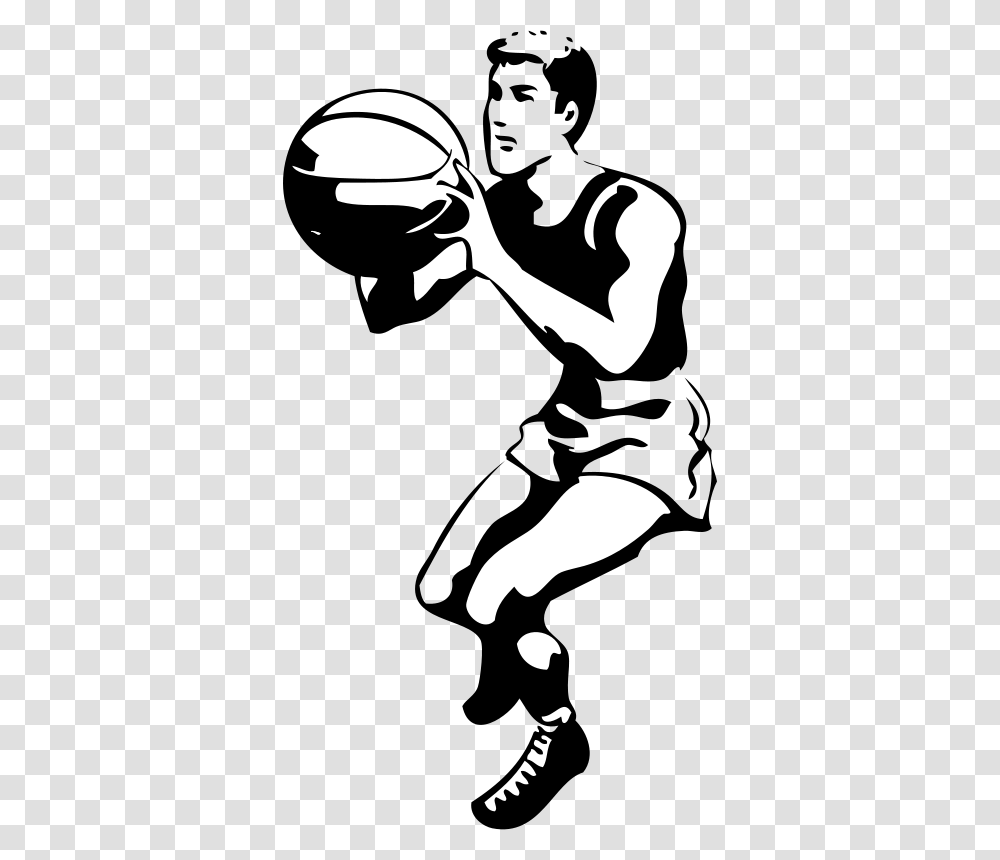 Johnny Automatic Basketball Player, Sport, Stencil, Silhouette, Hand Transparent Png