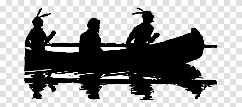 Johnny Automatic Canoe Silhouette, Transport, Airplane, Aircraft, Vehicle Transparent Png
