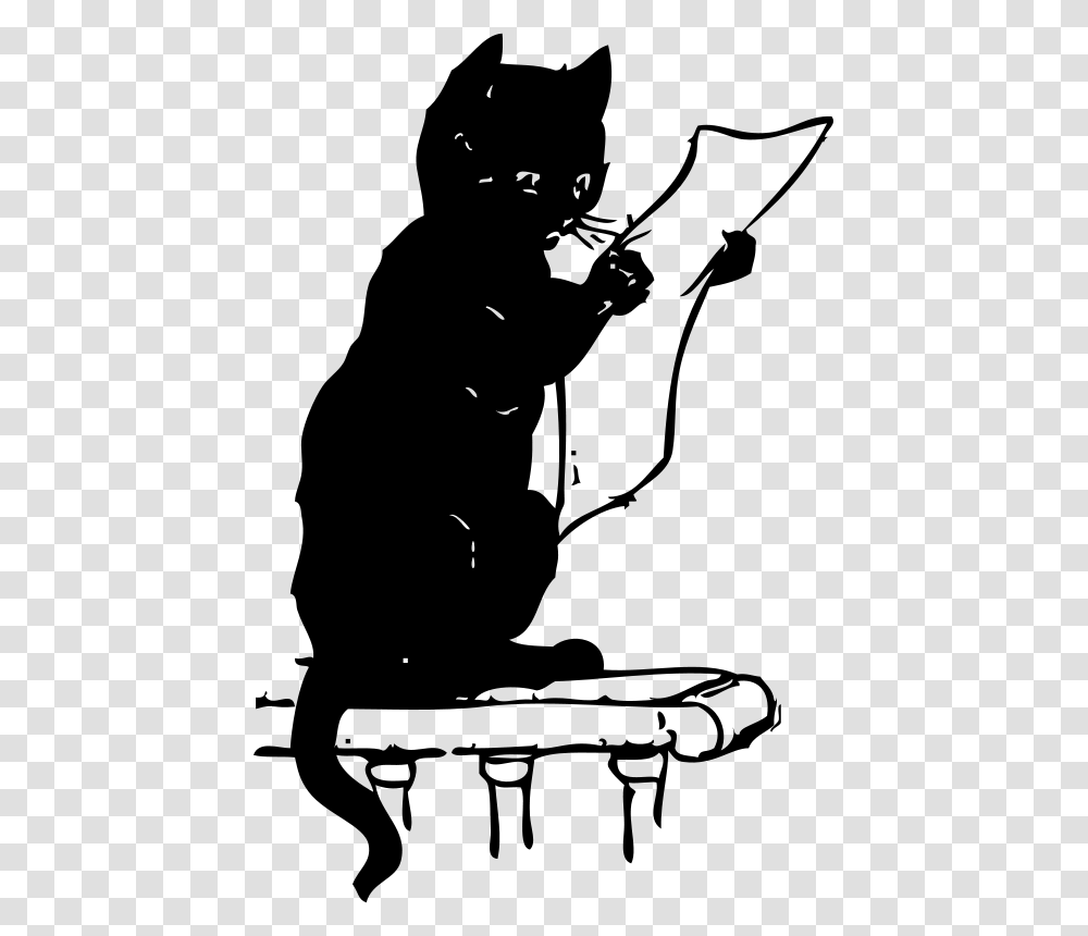 Johnny Automatic Cat Reading, Animals, Gray, World Of Warcraft Transparent Png