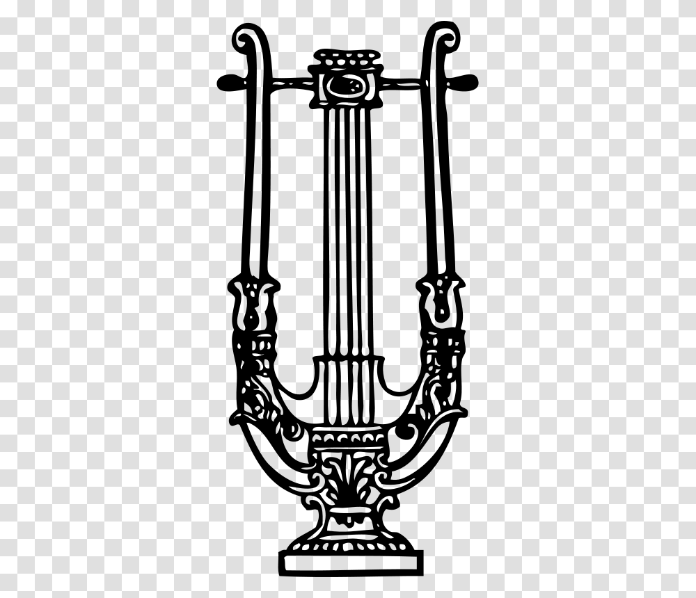 Johnny Automatic Decorative Lyre, Music, Gray, World Of Warcraft Transparent Png