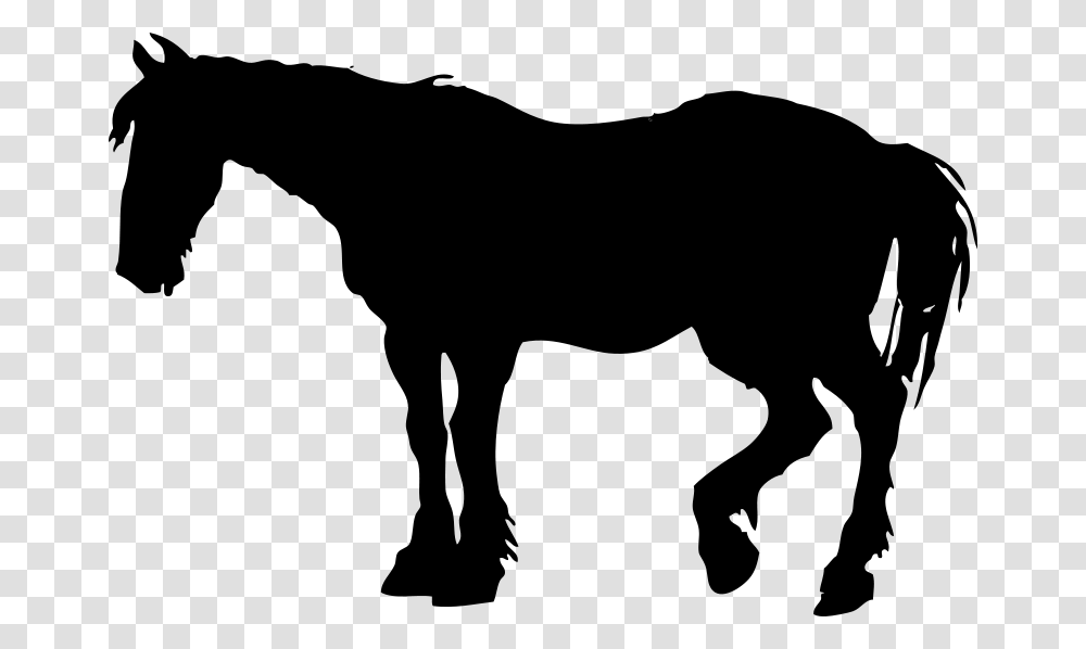 Johnny Automatic Horse Silhouette, Animals, Gray, World Of Warcraft Transparent Png