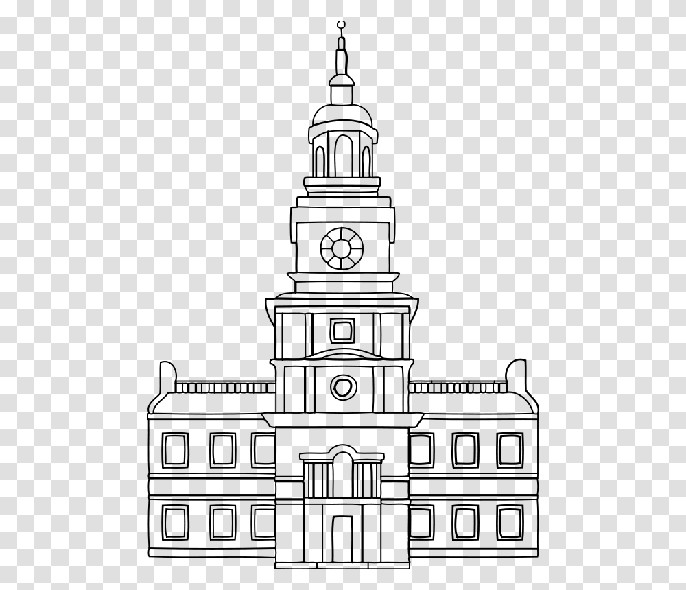 Johnny Automatic Independence Hall, Architecture, Gray, World Of Warcraft Transparent Png