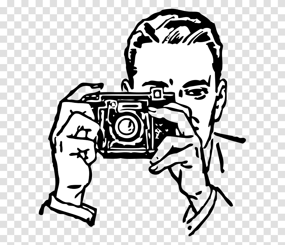 Johnny Automatic Man With A Camera, Technology, Person, Human, Photography Transparent Png