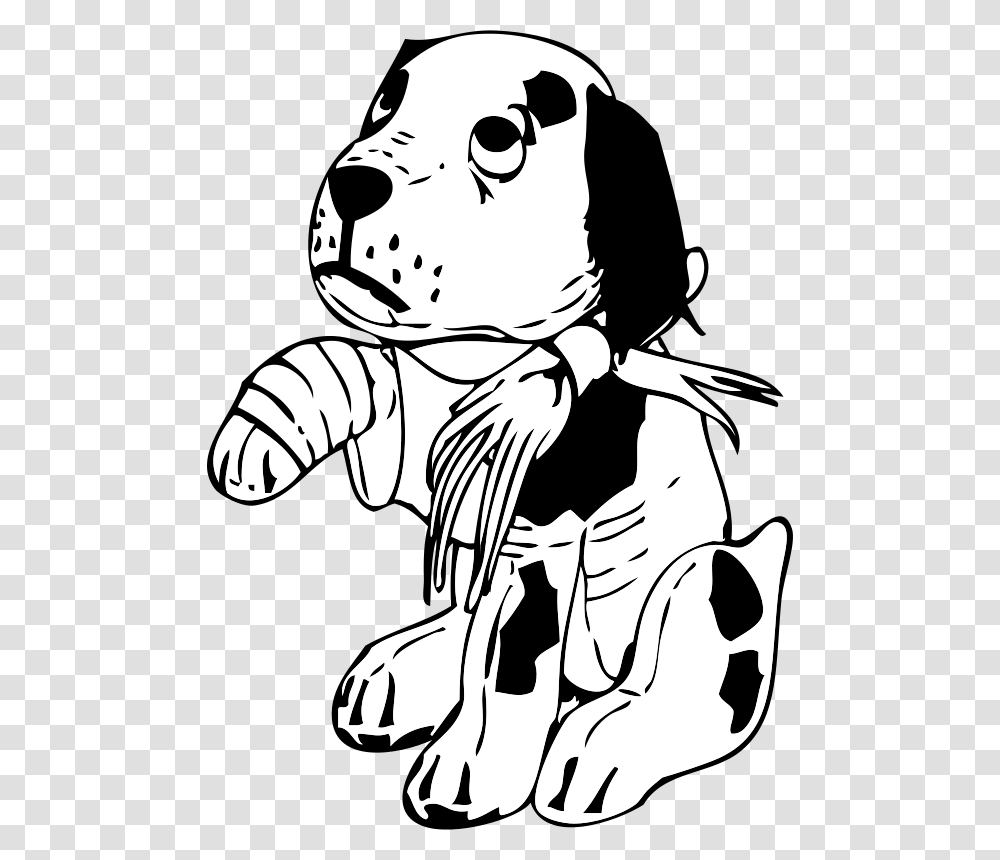 Johnny Automatic Sad Dog With A Broken Leg, Animals, Stencil, Person, Human Transparent Png