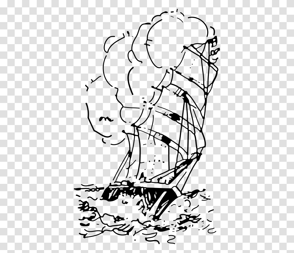 Johnny Automatic Sailing Ship, Transport, Gray, World Of Warcraft Transparent Png