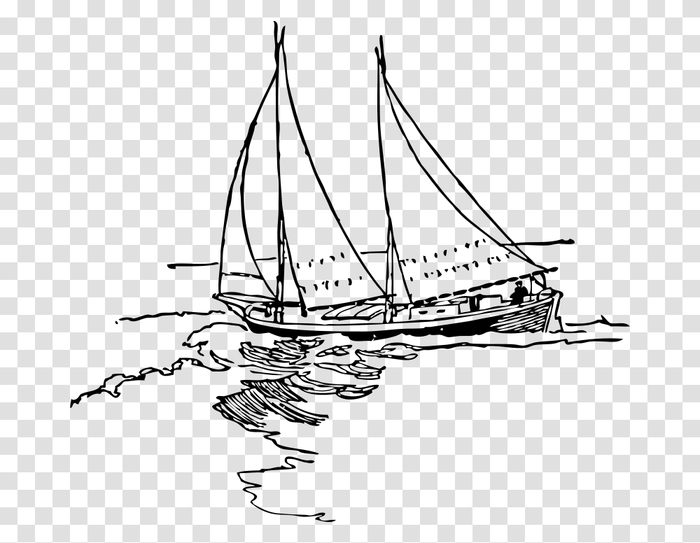 Johnny Automatic Schooner Rigged Sharpie, Transport, Gray, World Of Warcraft Transparent Png