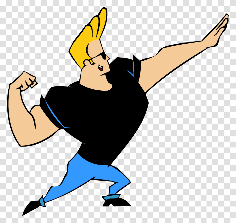 Johnny Bravo Cartoon Characters Johnny Bravo, Person, Silhouette, Leisure Activities, People Transparent Png