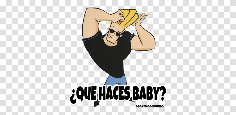 Johnny Bravo Cartoon, Person, Poster, Advertisement, Performer Transparent Png