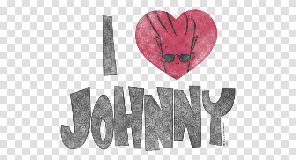 Johnny Bravo I Heart Johnny Tshirt Johnny Bravo Intro Gif, Sunglasses, Accessories, Accessory, Wasp Transparent Png