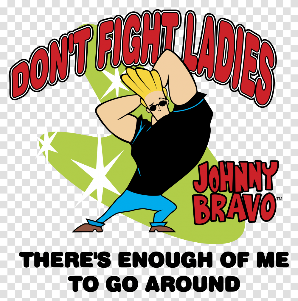 Johnny Bravo Logo Svg Happy Birthday Johnny Bravo, Angry Birds, Advertisement, Poster, Paper Transparent Png