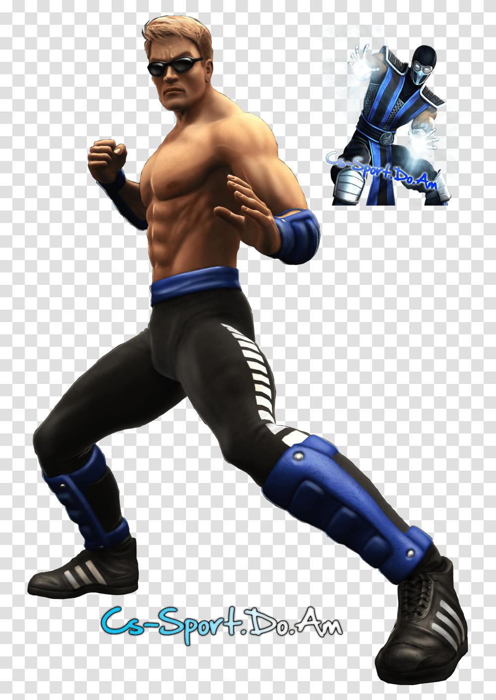Johnny Cage Mk Shaolin Monks, Person, Sunglasses, Accessories, Shoe Transparent Png