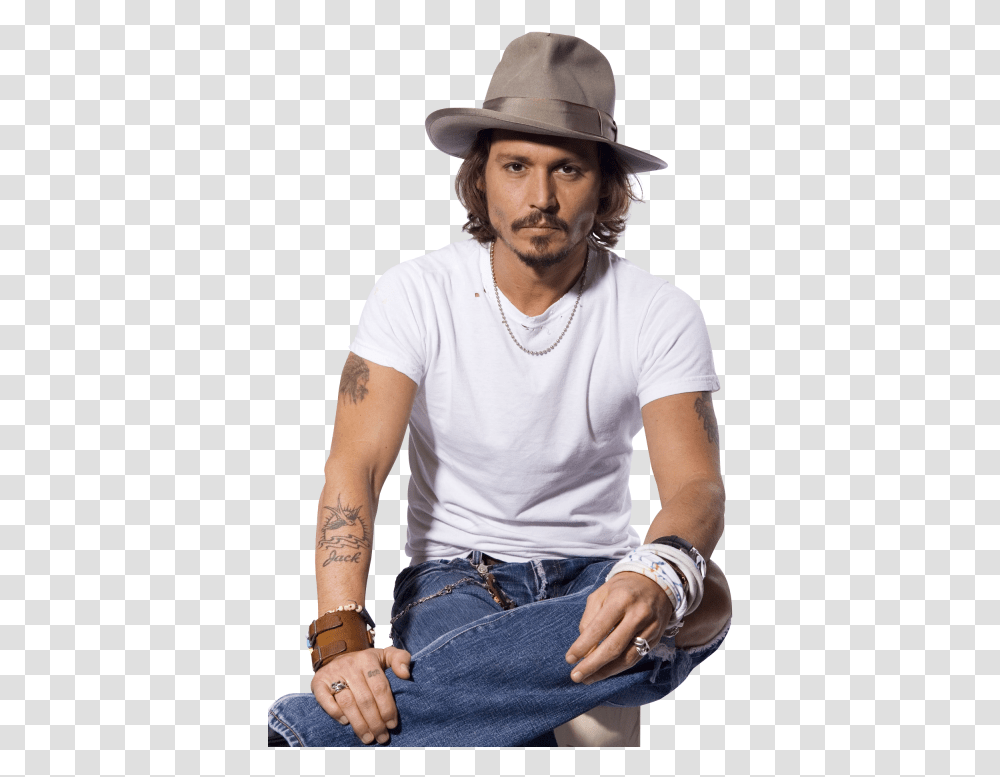 Johnny Depp Image Johnny Depp Caribbean Movies, Person, Skin, Hat Transparent Png