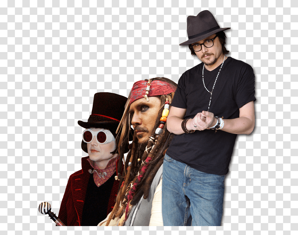 Johnny Depp In Willy Wonka And The Chocolate Factory, Person, Human, Hat Transparent Png