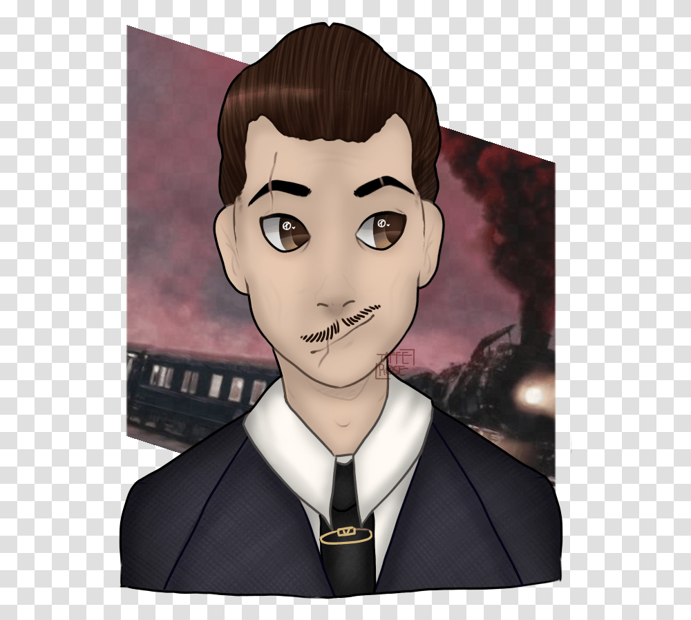 Johnny Depp Is My Grindelwald Cartoon, Person, Human, Tie, Accessories Transparent Png