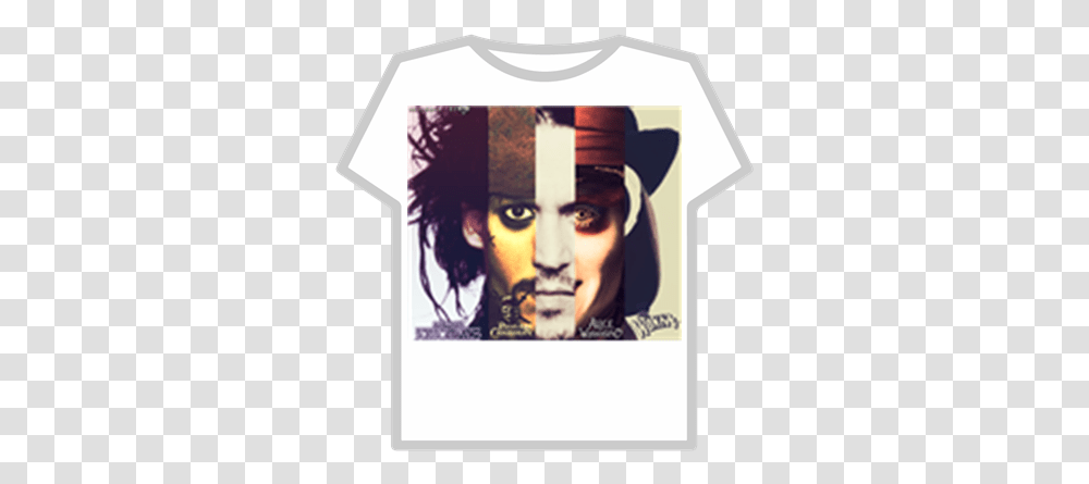 Johnny Depp Roblox Johnny Depp Edward Scissorhands, Clothing, Apparel, Text, T-Shirt Transparent Png