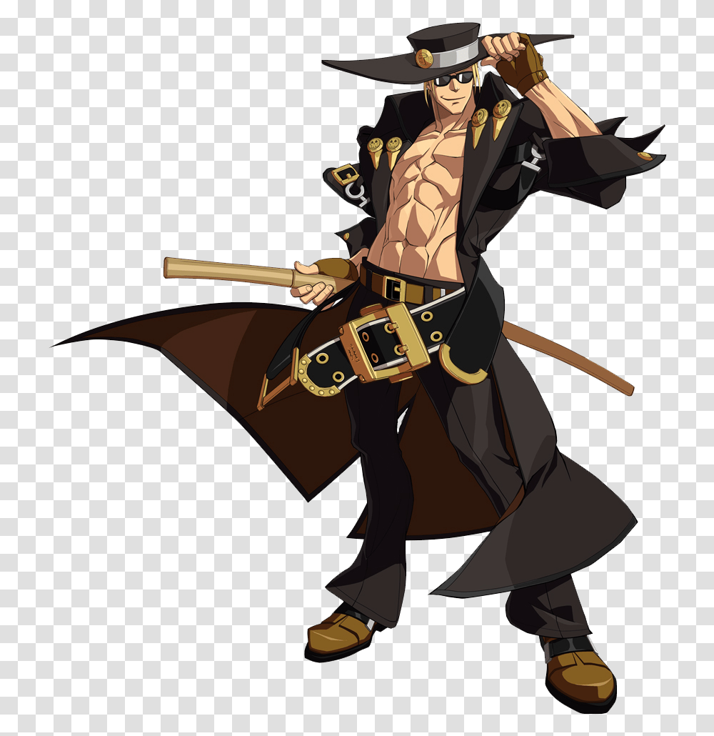 Johnny Guilty Gear, Person, Human, Samurai Transparent Png