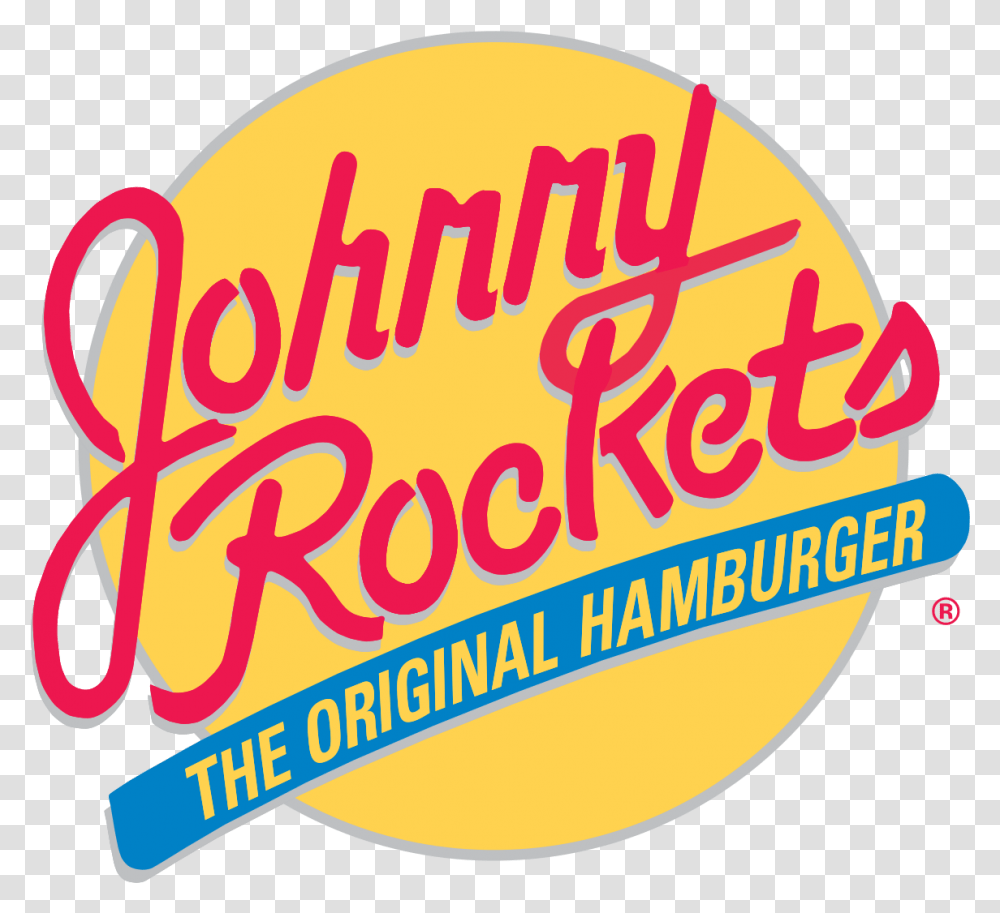 Johnny Rockets Logo, Label, Poster, Advertisement Transparent Png