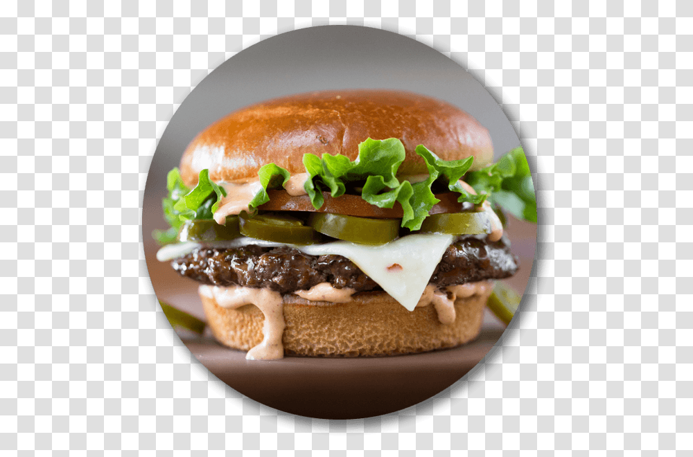 Johnny Rockets Spicy Houston, Burger, Food Transparent Png