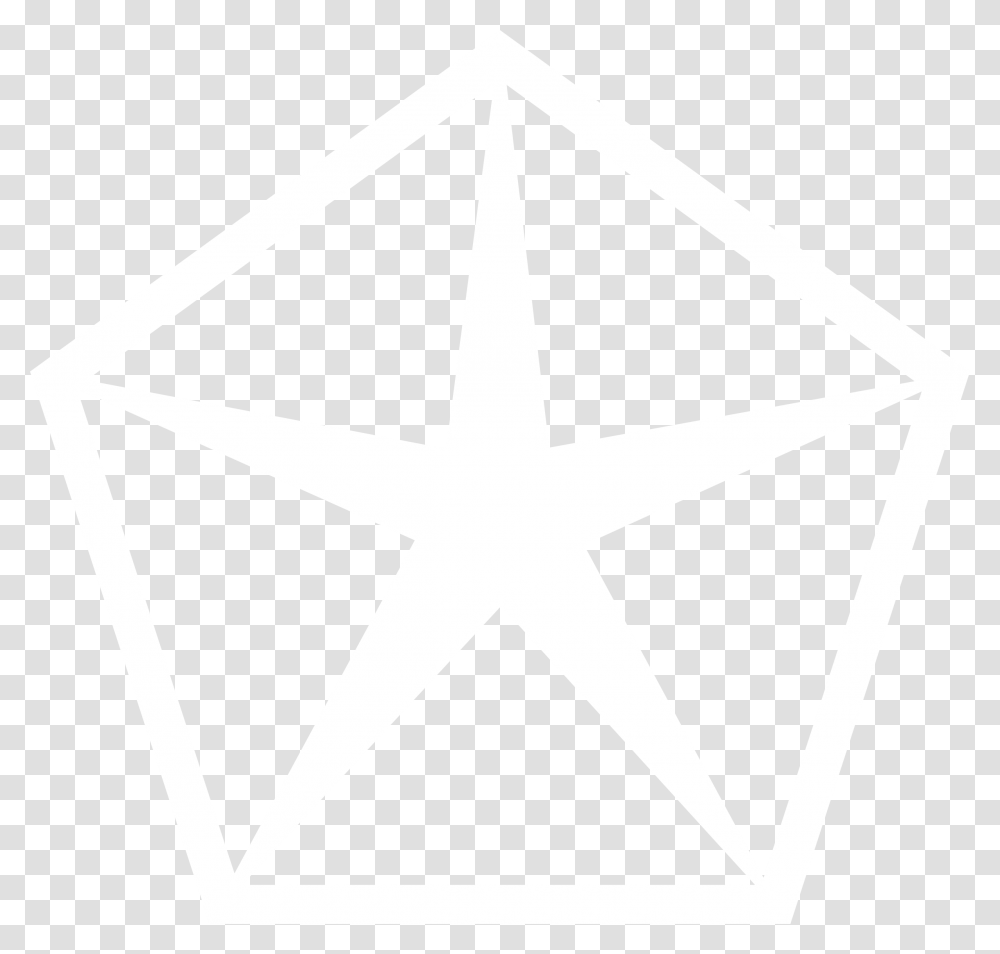 Johns Hopkins Logo White, Cross, Star Symbol Transparent Png